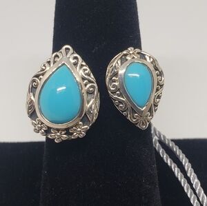 Samuel B Sleeping Beauty Turquoise Bypass Ring